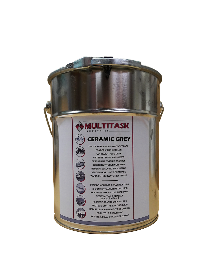 CERAMIC GREY POT 10 KG