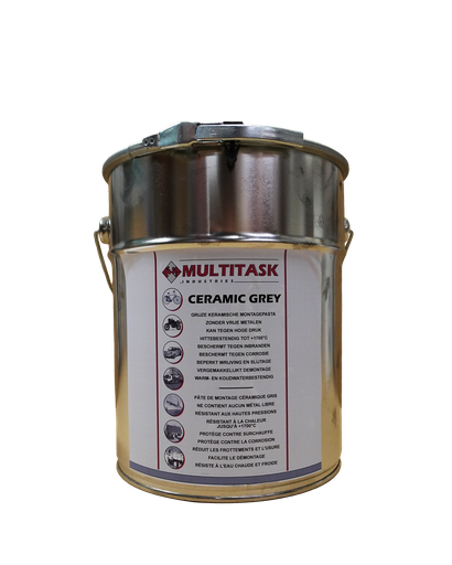 [E100212] CERAMIC GREY POT 10 KG